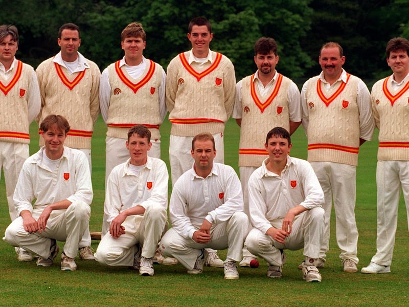 Division 1 team Pool CC pictured in May 1997. Back row, from left, are Paul Huby, Clive Baldwin, Henry Paul, Benn Taylor, Richard Bolton, John Wood and Simon Burton. Front row, from left, are David Singleton, Paul Regan, Richard Carlton (captain) and Christopher Wilkinson.