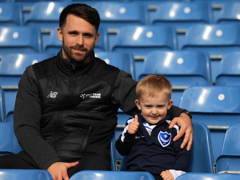 Brilliant pictures of Pompey fans backing side against Hull City.