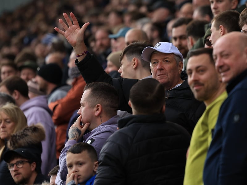 Brilliant pictures of Pompey fans backing side against Hull City.