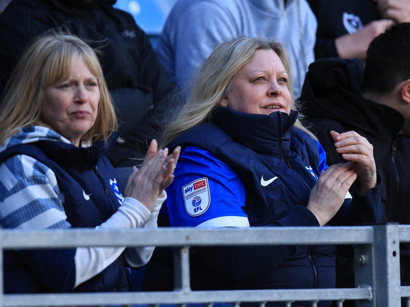 Brilliant pictures of Pompey fans backing side against Hull City.
