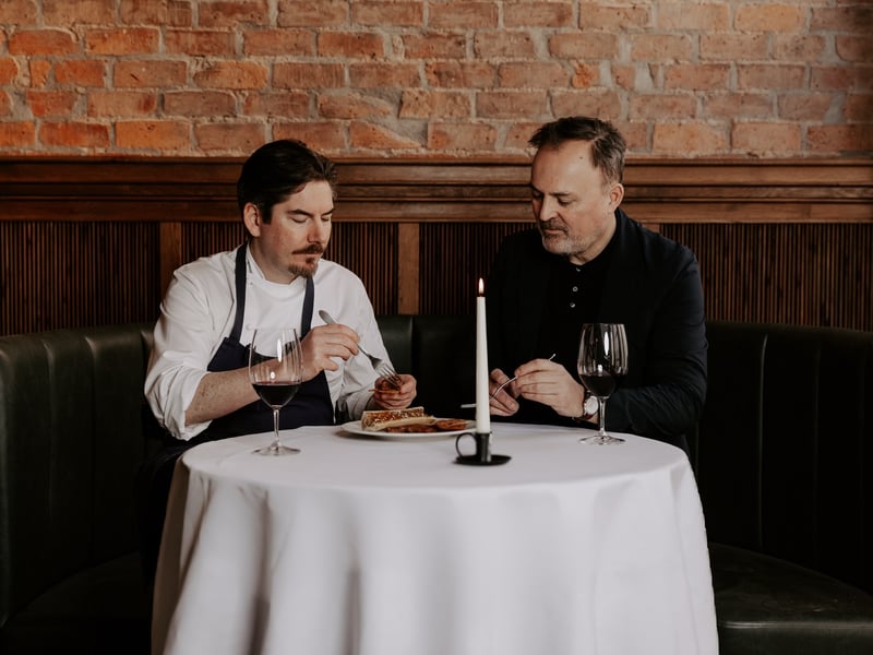 “For me, if you're sitting over this beautifully crafted plate of food, but you're all very quiet and you're taking it all very serious, it's not really where we're at. We want to have fun. We want to go out and enjoy ourselves, and we want our food and our service to reflect that.”