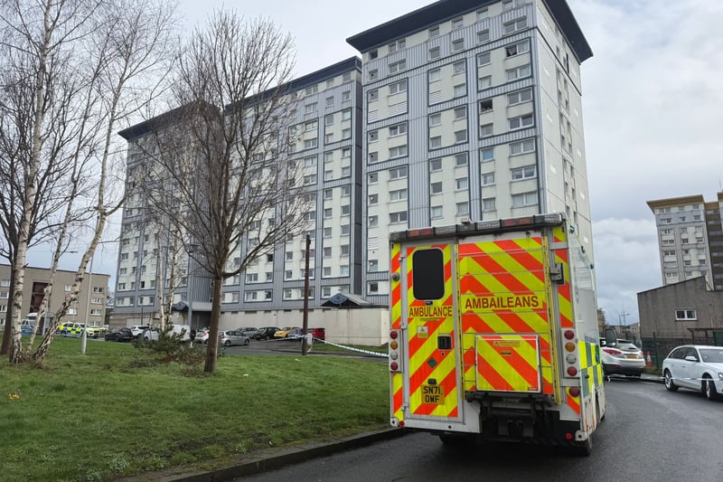 Calder incident in pictures after emergency services swoop on tower block