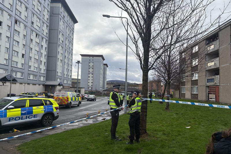 Calder incident in pictures after emergency services swoop on tower block