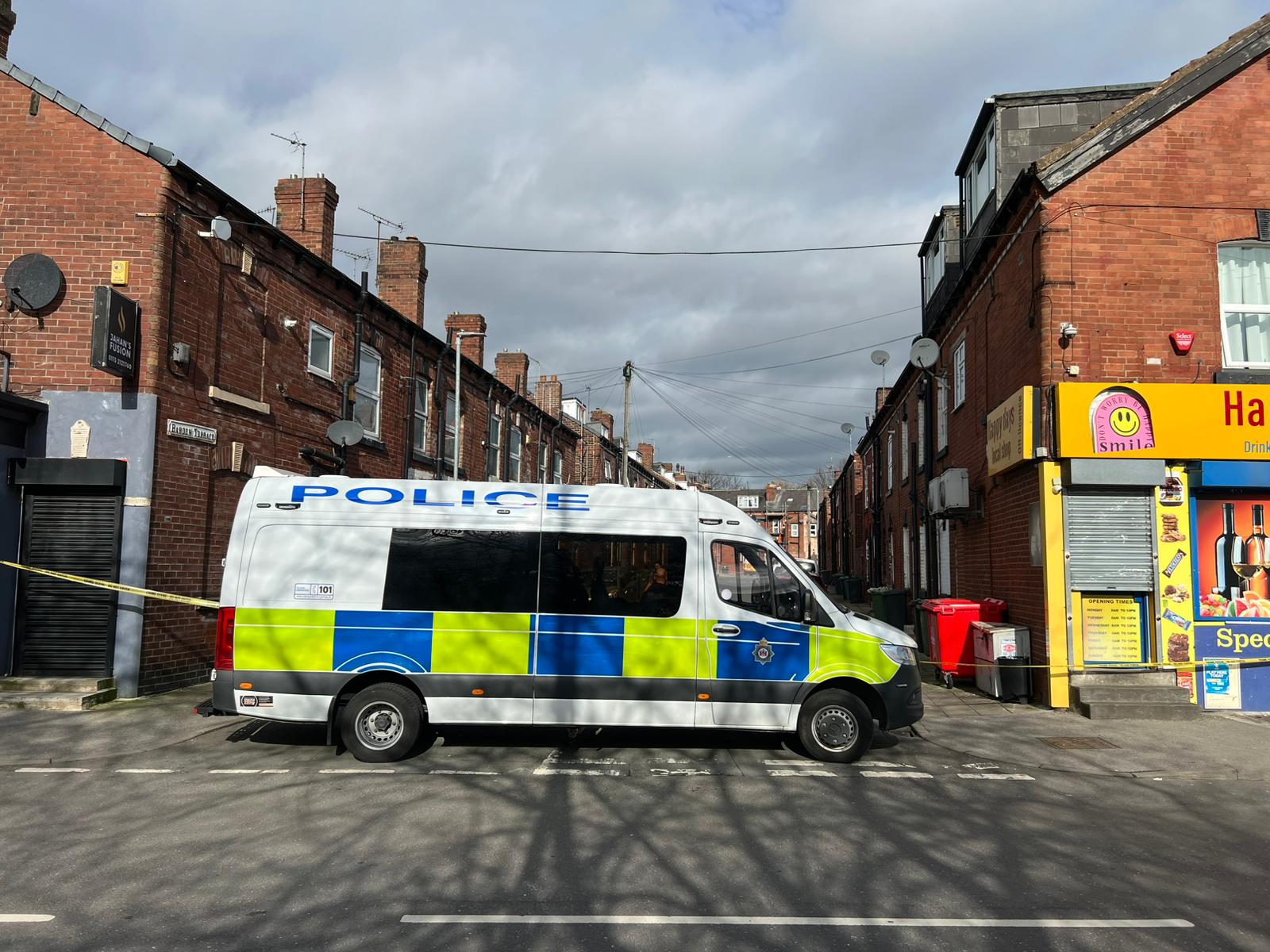 Live updates as police seal off Leeds street - as it happened