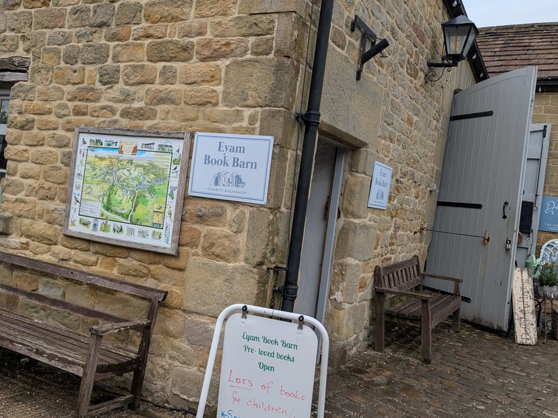 The Eyam Book Barn is a cosy, intimate space, which can be found in the courtyard. The charity store stocks plenty of books for people of all ages.