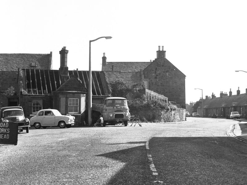 The Old Toll House at the junction of the Riccarton Mains and A70 road at Currie - which was due to be demolished in August 1966.