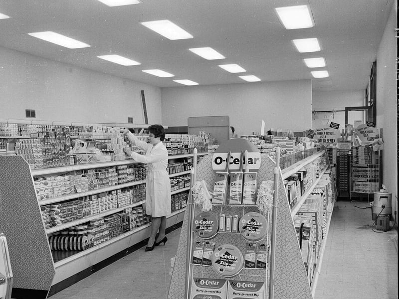 St Cuthberts Co-operative Association in October 1961 - the area's first self service supermarket.