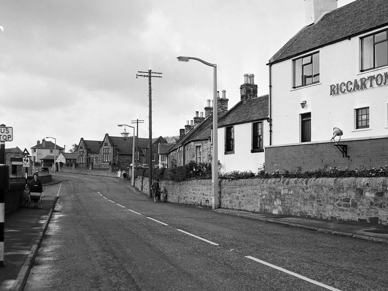 Lanark Road, near Currie Secondary School, in October 1963.