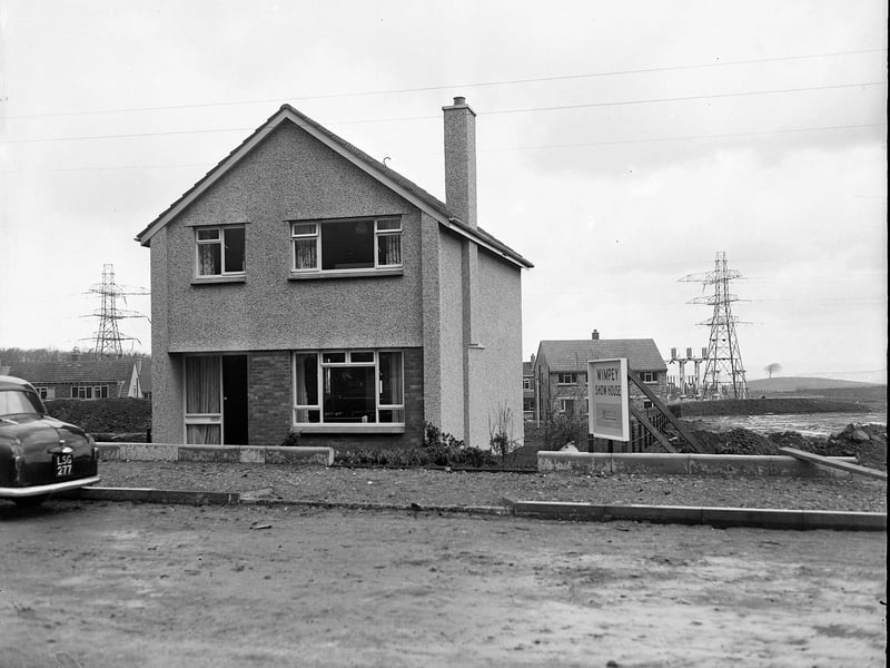 A Wimpey Show House at Currie in April 1960.