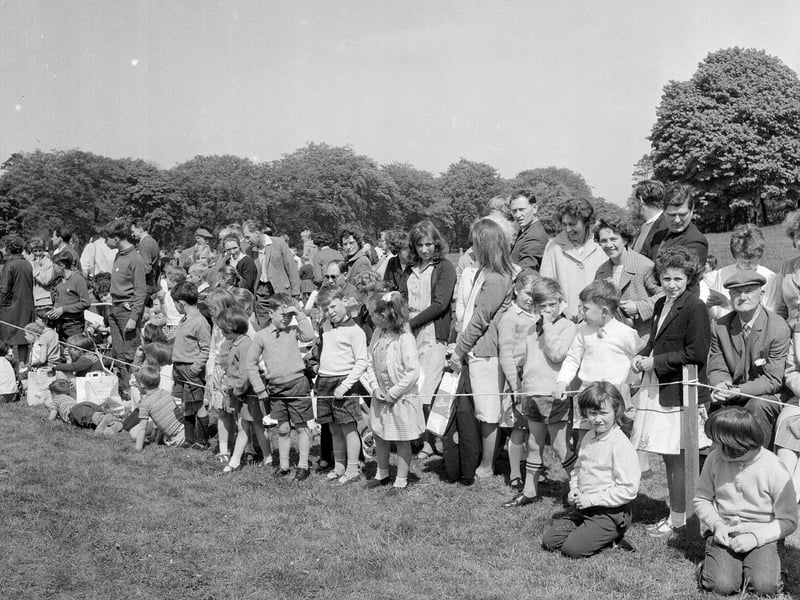 Spectators at the Balerno & Currie Gala Day in May 1965.