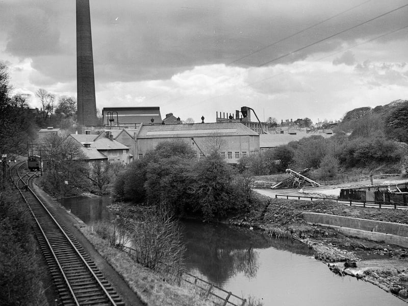 Kinleith Mill in Currie in May 1953.