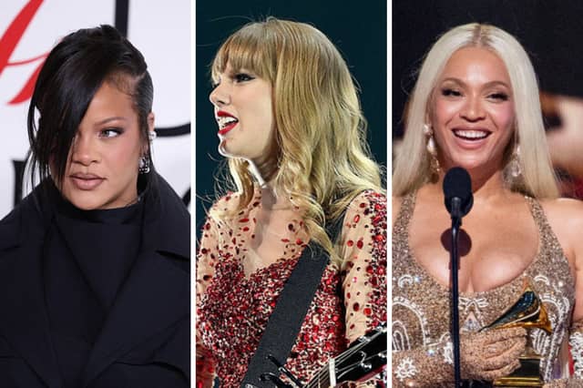 Three of the richest pop stars on the planet.