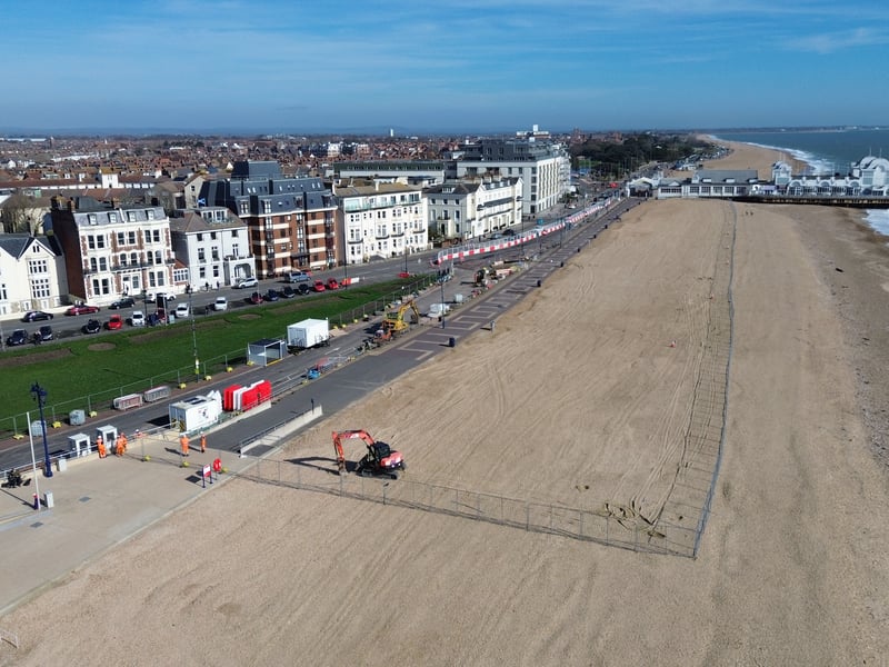 New closures in place for sea defences on Southsea Promenade between Speakers' Corner and South Parade Pier in Southsea will be closed from Monday 2nd March 2026
Picture: Habibur Rahman