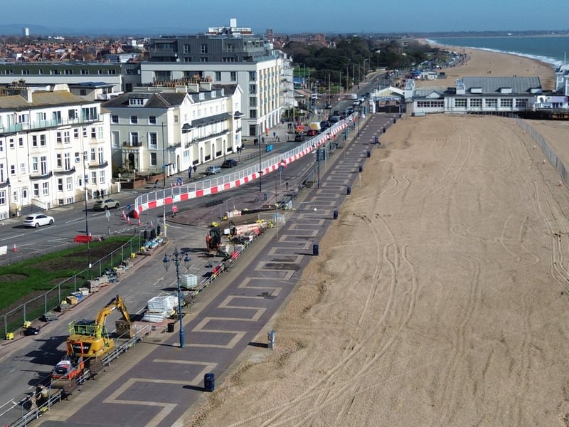 New closures in place for sea defences on Southsea Promenade between Speakers' Corner and South Parade Pier in Southsea will be closed from Monday 2nd March 2026
Picture: Habibur Rahman