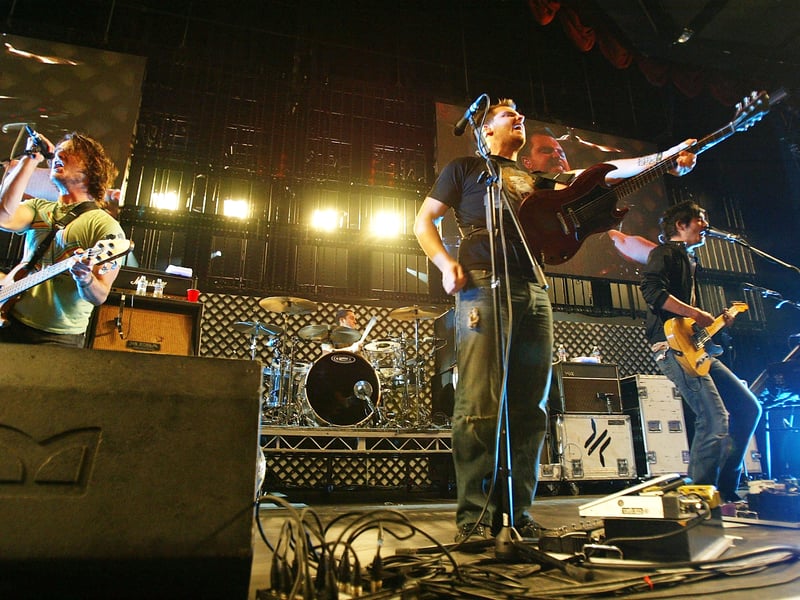 On Sunday, March 15 American post-hardcore group Thrice - pictured in 2005 - will headline SWG3 Galvanizers.
