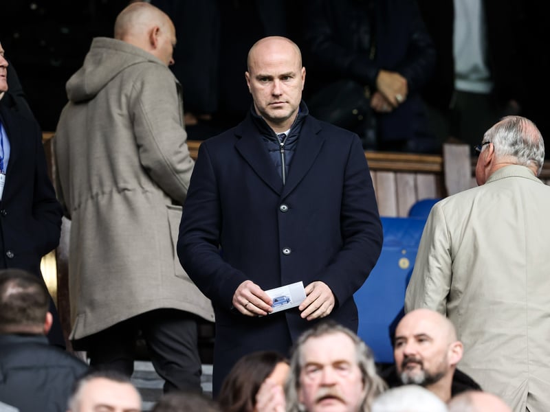 Motherwell manager Jens Berthel Askou was in attendance at Ibrox.