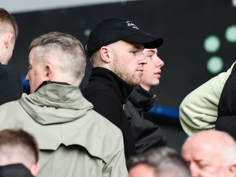 Celtic's on loan defender Stephen Welsh was in attendance at the game.