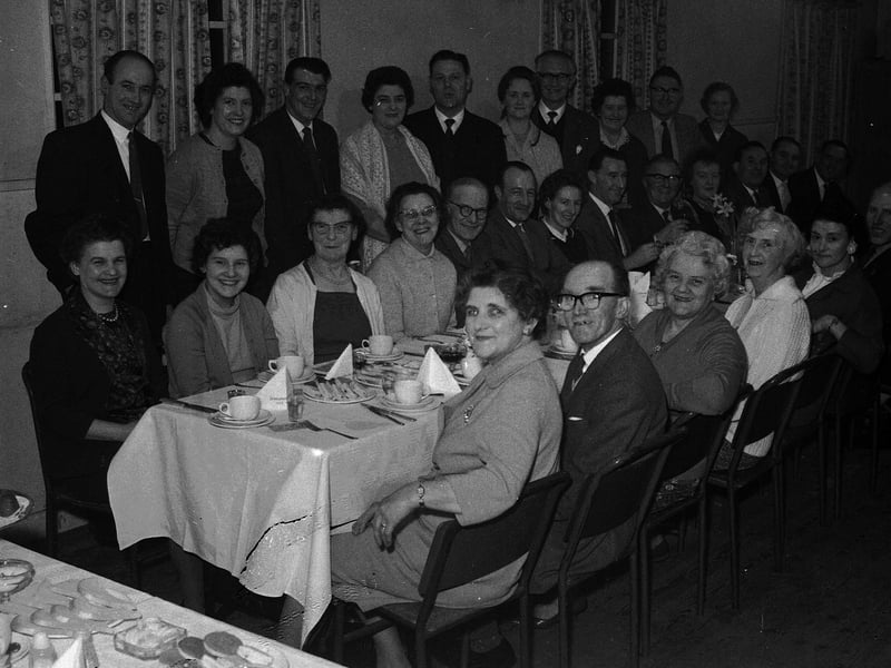Colinton Mains Women's Social Club annual Social Evening and Dinner in January 1964.