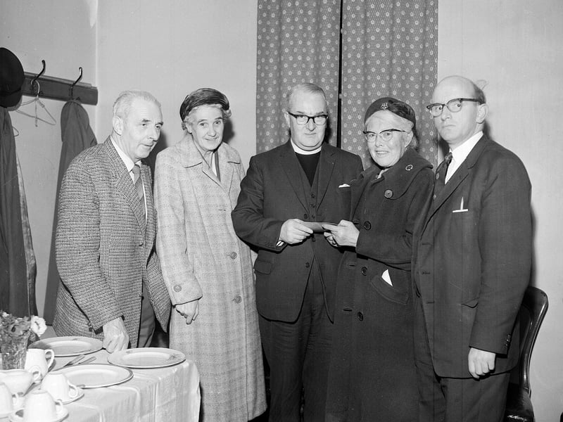 A meeting of Colinton Parish Church's Literary and Debating Society in November 1963.