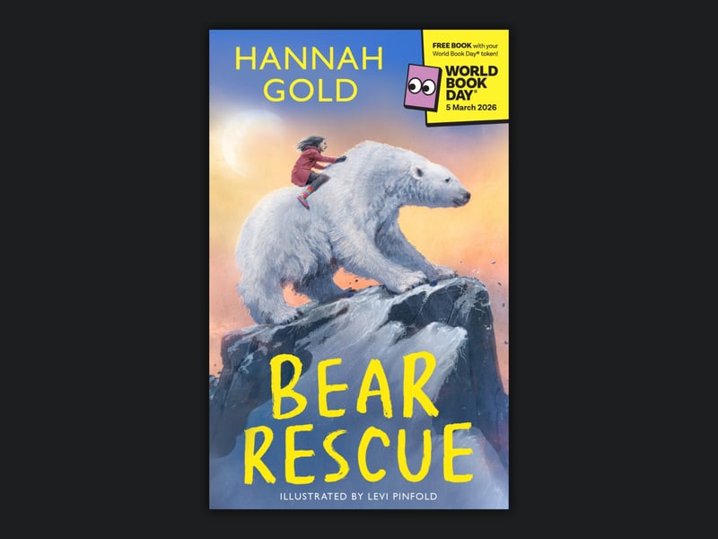 Bestseller Hannah Gold teams up with illustrator Levi Pinfold for Bear Rescue, the tale of August Wood who lives in the Arctic alongside his big sister April Wood, who once rescued a polar bear, and his best friend Blaze the husky. After a sudden snowstorm, August goes missing and she must team up with Bear and Blaze to bring him home safely. Published by HarperCollins, this title is best for fluent readers this World Book Day.