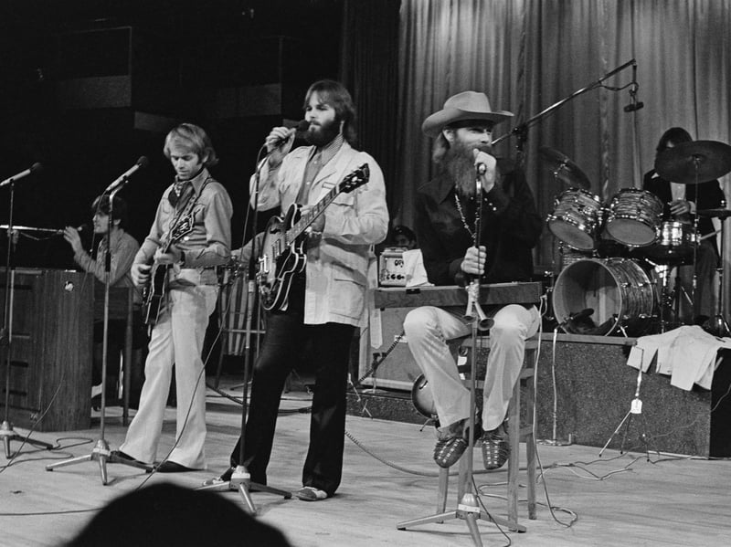 The Beach Boys perform at Sheffield's Fiesta nightclub, which was reportedly the biggest in Europe when it was built, in December 1970