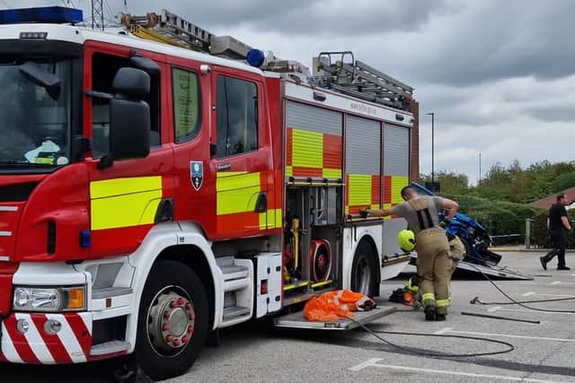 Firefighters issue warning as blaze breaks out in Sheffield park