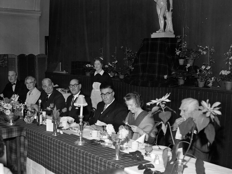 Colinton Burns Club's Burns Supper in January 1963.