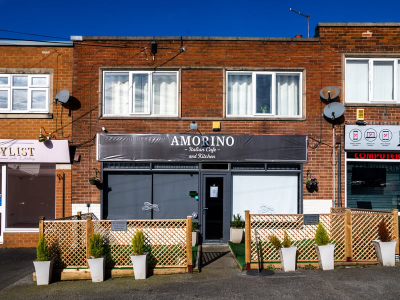 Amorino Italian Cafe & Kitchen on 258 Tinshill Road
Cookridge, was rated on March 24.