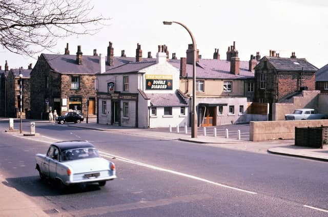 The Halfway House Hotel at the junction of Scotchman Lane pictured in April 1967.