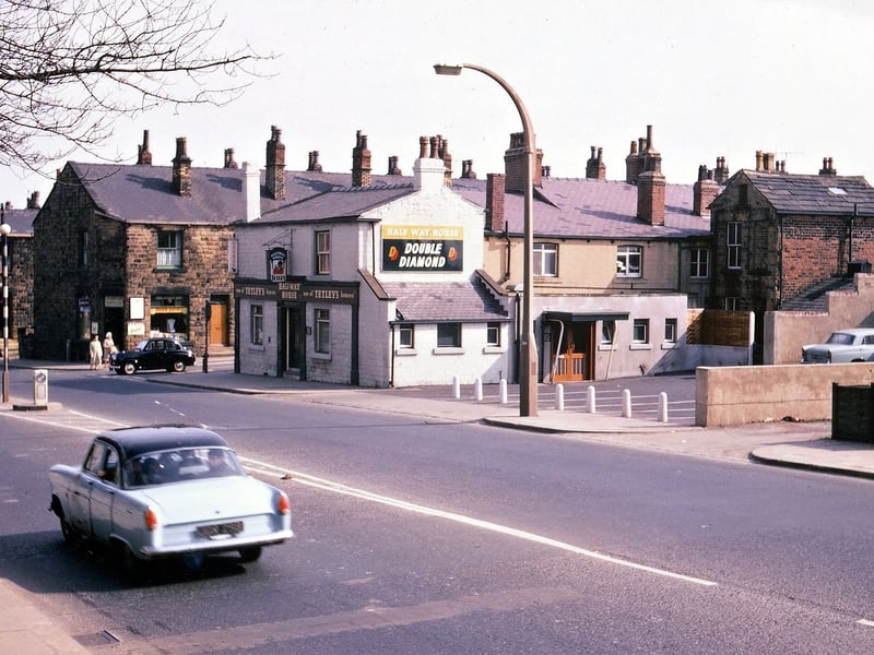  The Halfway House Hotel at the junction of Scotchman Lane pictured in April 1967.