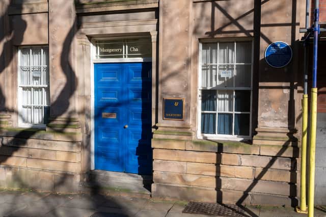 The office on East Parade, Sheffield, where the football rules were drafted, has a blue plaque. Photo: Dean Atkins, Iconic Media