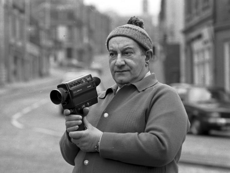 Scottish documentary film-maker Enrico Cocazza in Glasgow, in March 1980