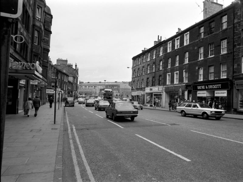 Home Street, in the Tollcross area of Edinburgh, in September 1978, with the Cameo cinema to the left