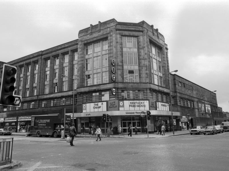 The ABC cinema, on the corner of Lothian Road, Edinburgh, in September 1979