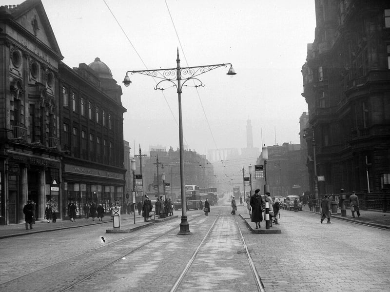 The Palace cinema, beside Woolworths, on Princes Street Edinburgh, in February 1953