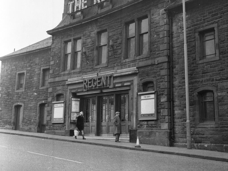 The Regent cinema in Abbeyhill, Edinburgh, in April 1970