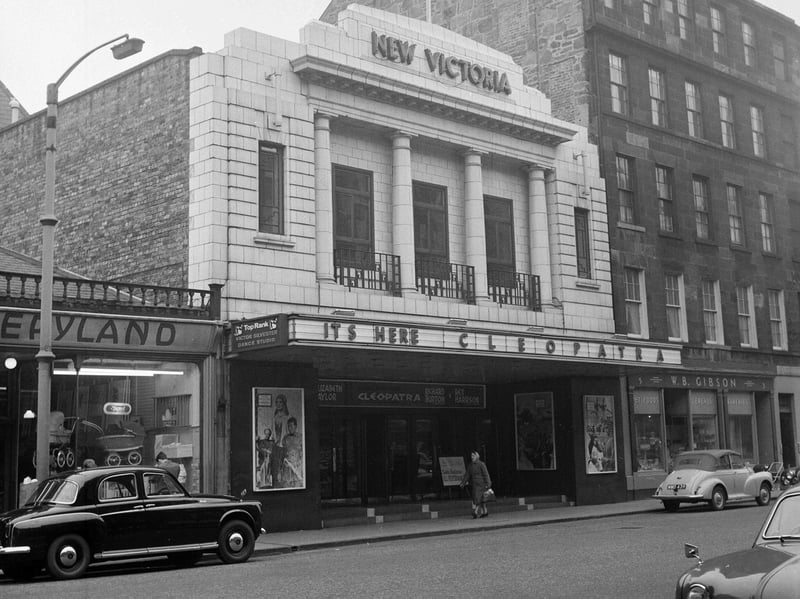 The New Victoria Cinema at Surgeons' Hall, Edinburgh, pictured in 1964, before undergoing a renovation and being renamed Odeon