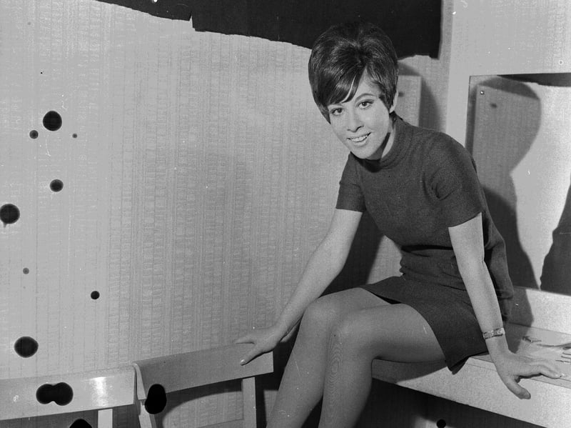 The singer and actor Helen Shapiro at the ABC Cinema, on Lothian Road, Edinburgh, in May 1967