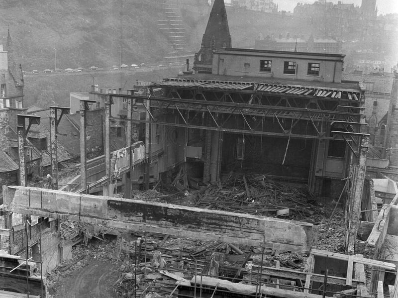 Beverley Cinema being demolished in 1967