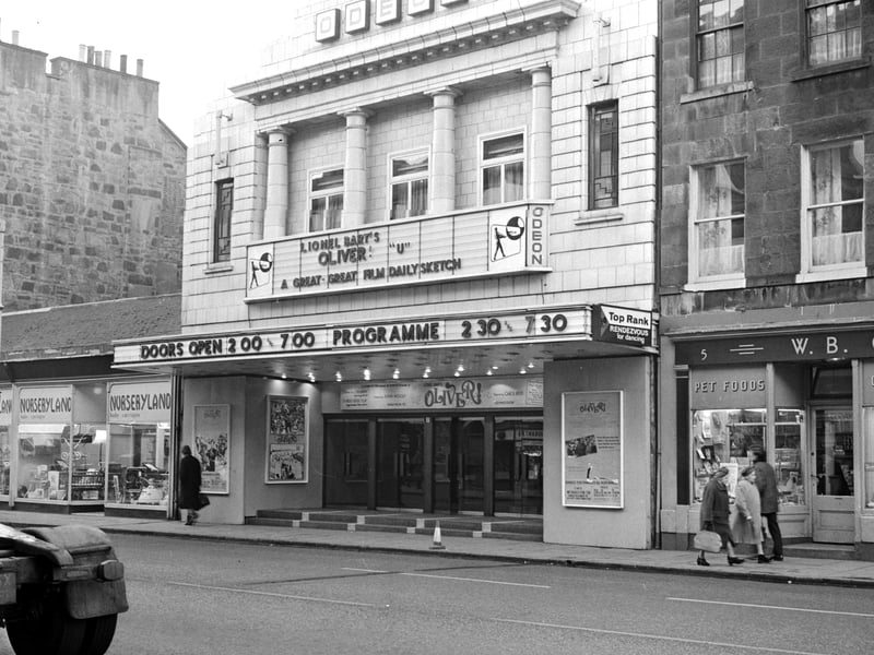 The Odeon cinema on Clerk Street, Edinburgh, showing Oliver!, in 1968