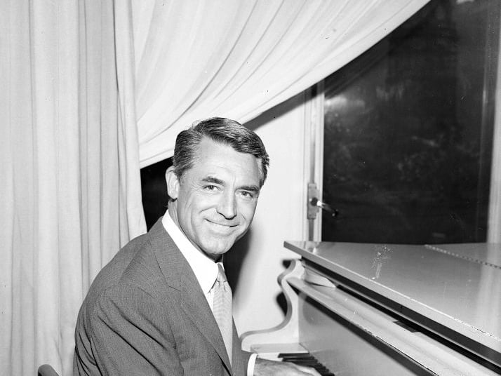 The film star Cary Grant pictured at the Caledonian Hotel in 1958