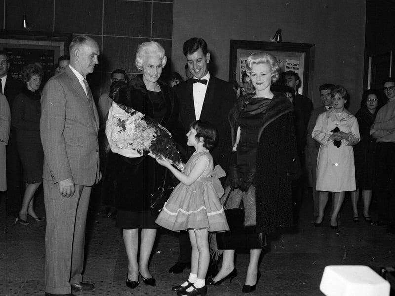 Sean Connery's mother and father at New Vic Cinema to see their son play James Bond in the film Dr No, in October 1962