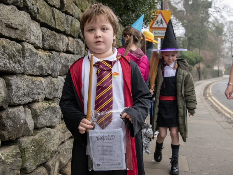 Children came dressed as their favourite book characters.
