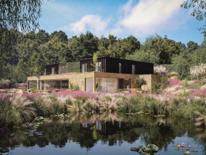 Some of the homes will have a pond.