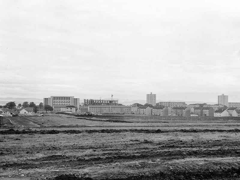 Muirhouse Housing Scheme in February 1963.