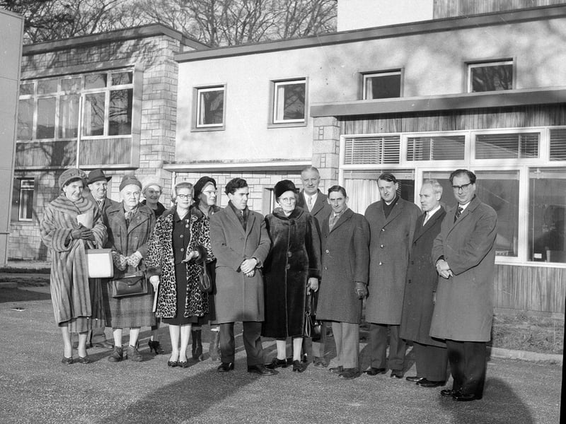 The Corporation Welfare Committee visit the new OAPs home at Muirhouse ParkwayNovember 1962.