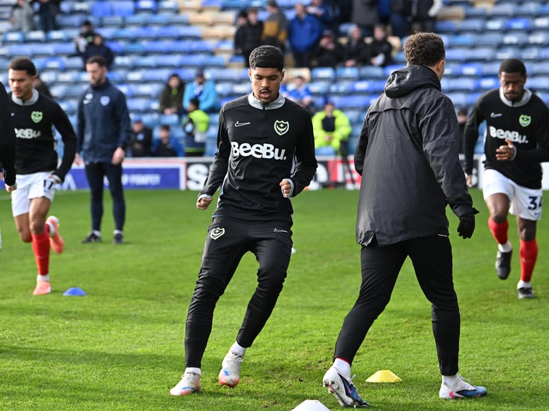 The South African will be looking to get in on the action after being an unused sub in six of Pompey's previous seven. 
