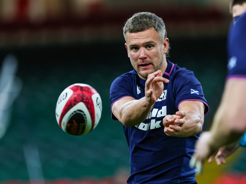 Started the frenzy with a buzzbomb try to move him top of the all-time scoring list for Scotland. Threatened throughout an electric first half. Scored another in the second half. A reminder of what he can do. 9