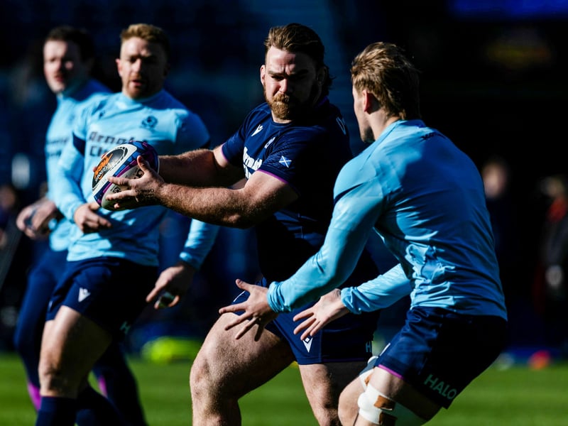 A surprise starter, he fared well in the scrum and was taken off for Zander Fagerson just before the break in what appeared a pre-meditated move. 6