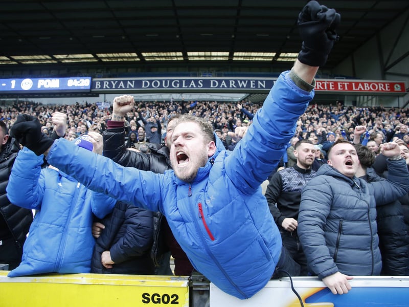 It was an early start for the 1,845 Pompey supporters who made the trip to Blackburn for Saturday's 1-1 draw at Ewood Park.